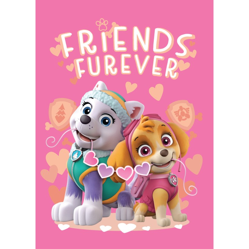 Paw Patrol Friends Furever fleece blanket 100x140cm