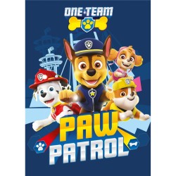 Couverture polaire Paw Patrol One Team 110x140cm