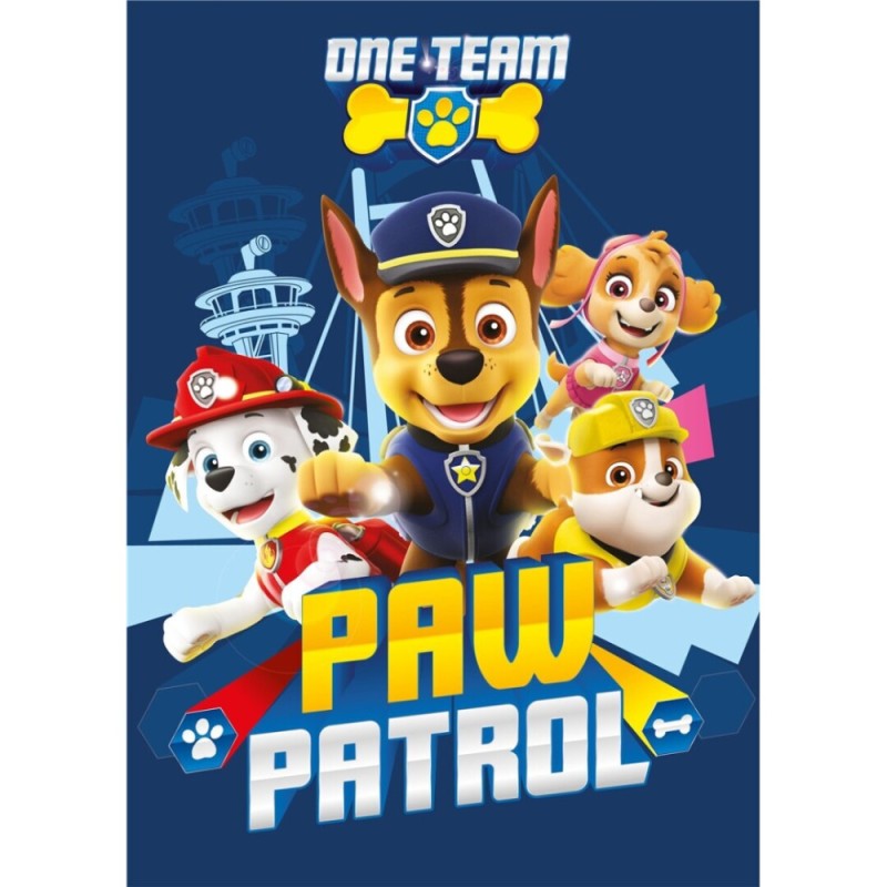 Paw Patrol One Team fleece blanket 110x140cm