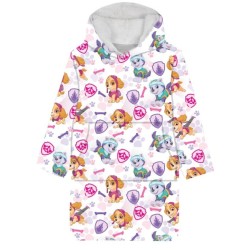 Couverture polaire en peluche Skye et Everest Paw Patrol, poncho 3-6 ans