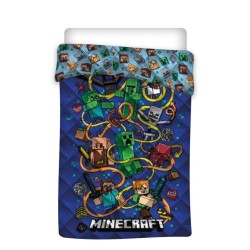 Minecraft Arrows quilted bedspread, duvet 140x200cm