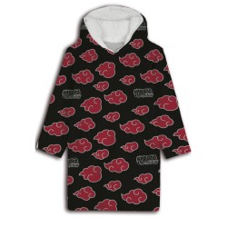 Couverture polaire douillette, poncho Naruto Akatsuki