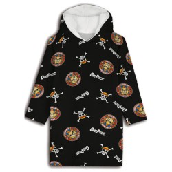 Couverture polaire en peluche One Piece Thousand Sunny, poncho