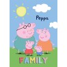 Peppa Pig Family Fleece Blanket 100x140cm