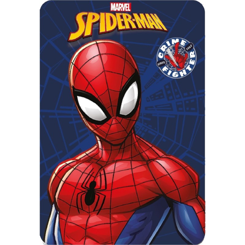 Spiderman Crime Fighter polar fleece throw 100x140cm