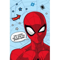 Spiderman Star microfleece blanket 100x150cm