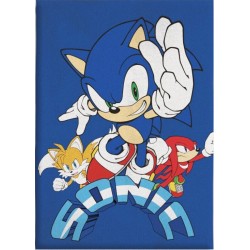 Couverture polaire Sonic the Hedgehog Coin Chase 100 x 140 cm