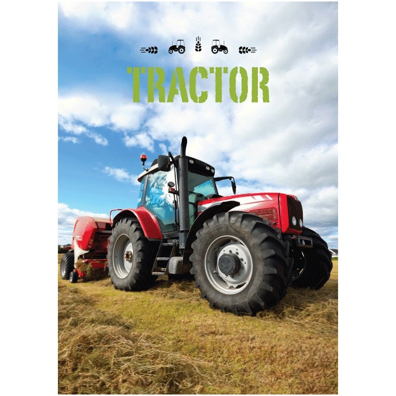 Tractor polar blanket 100x140cm