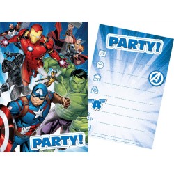 Avengers party invitation