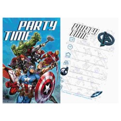 Invitation à la fête des Avengers