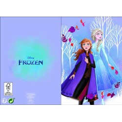 Carte de vœux pop-up 3D Disney Frozen + enveloppe