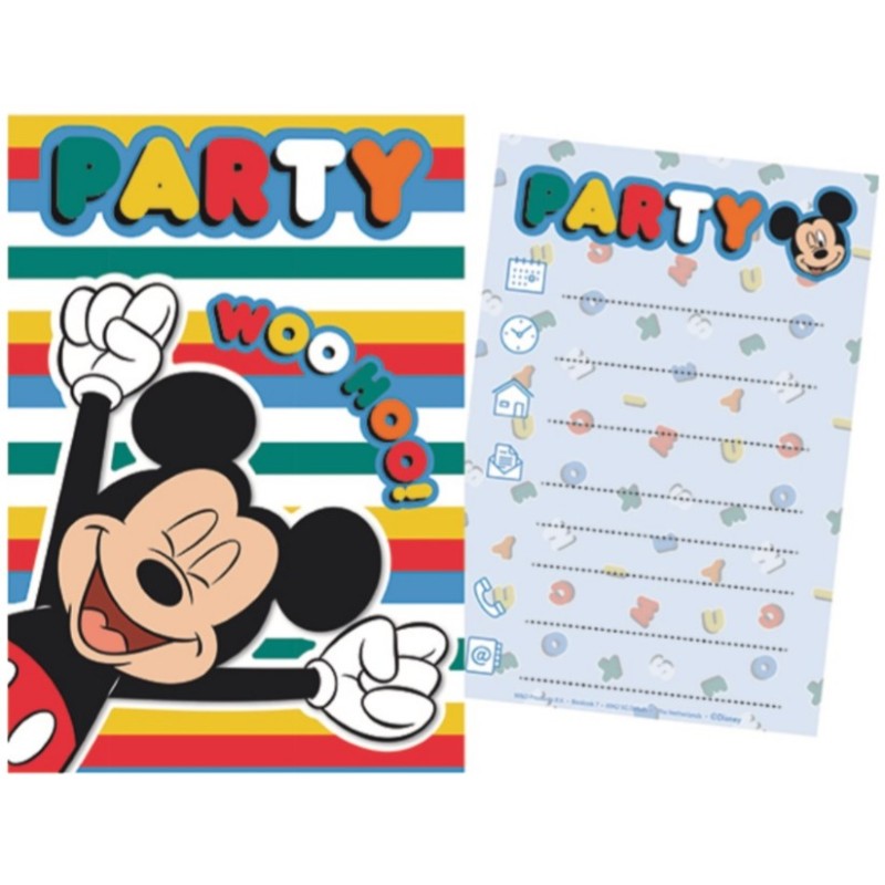 Disney Mickey  Party Invitation