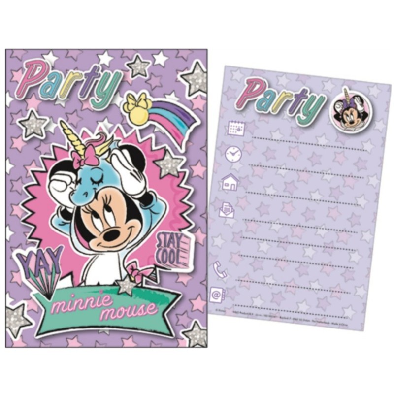 Disney Minnie  Party Invitation