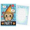 Emoji  Blue Party Invitation