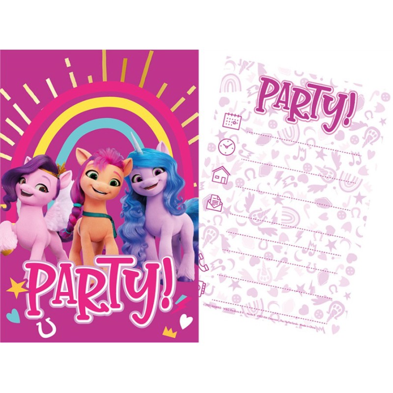 Invitation à la fête de Mon Petit Poney