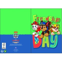 Carte de vœux pop-up 3D Paw Patrol Friendship + enveloppe