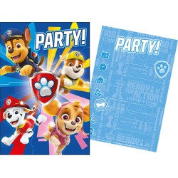 Paw Patrol party invitation