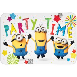 Invitation à une fête avec des ballons Minions, 8 pièces