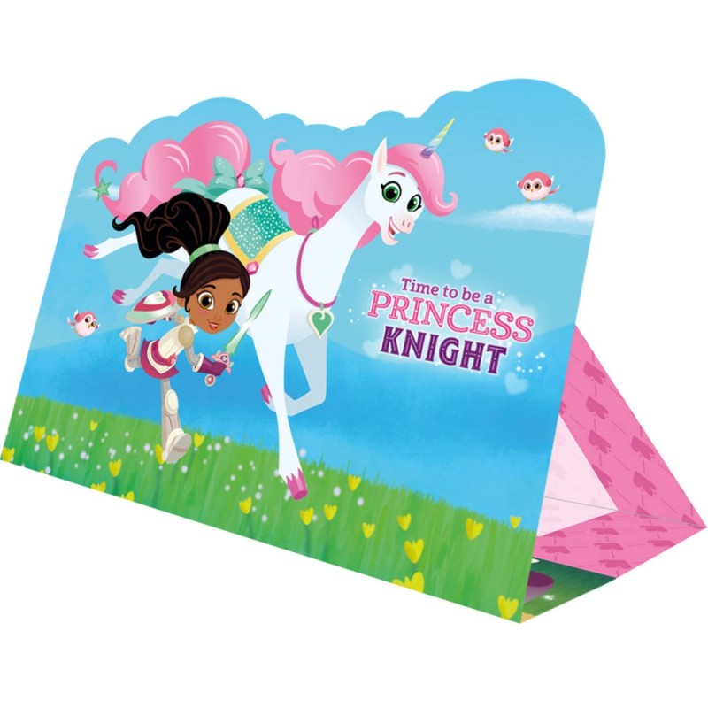 Nella the Princess Knight Power Party Invitation 8 pcs