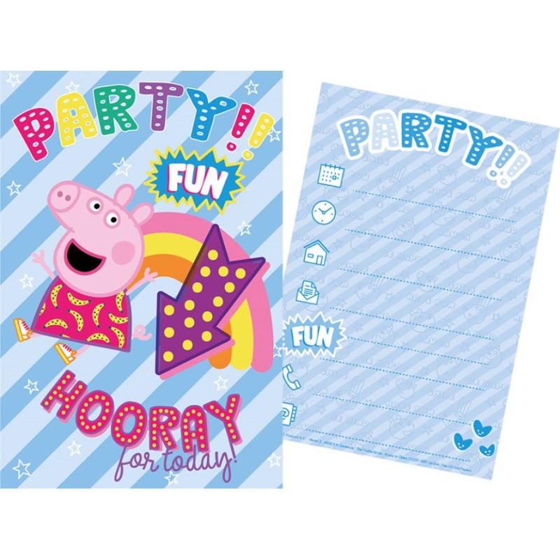 Peppa Pig party invitation