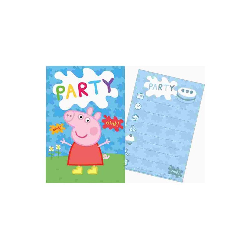 Peppa Pig Party Invitation