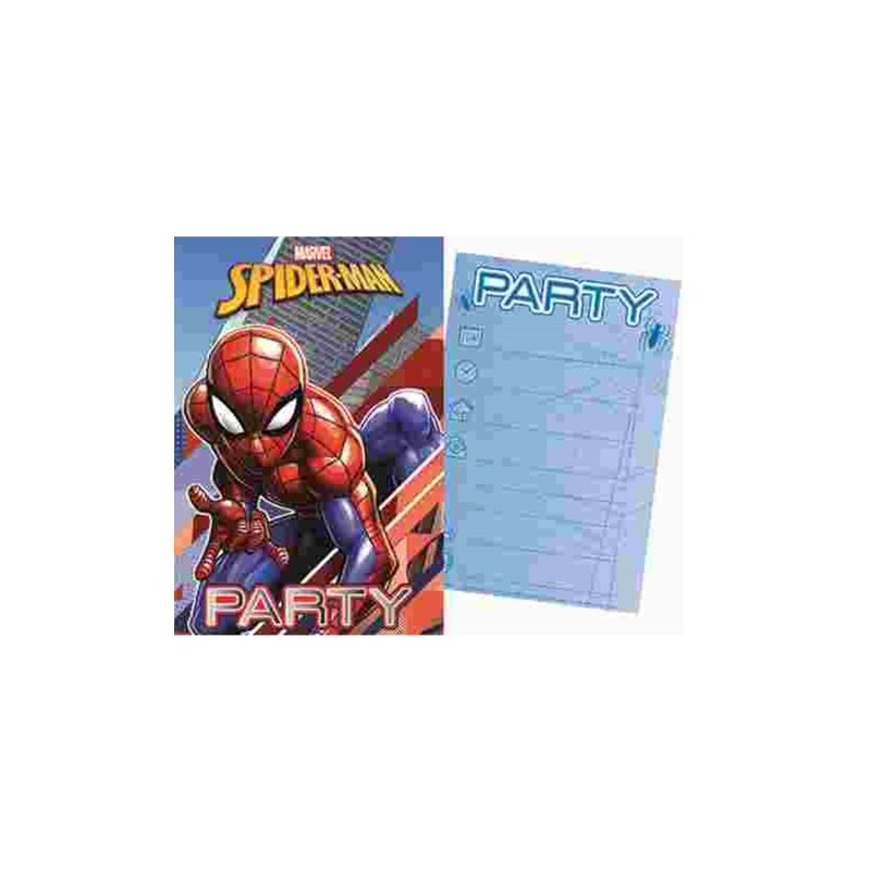 Spiderman Party Invitation