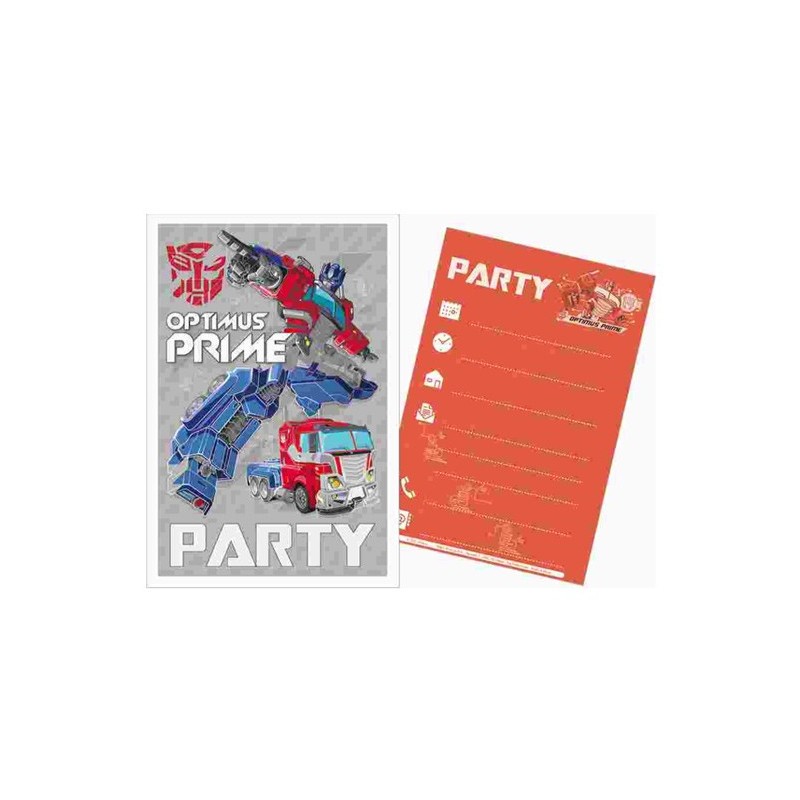 Transformers Party Invitation