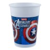 Lot de 8 gobelets en plastique Avengers Multi Heroes 200 ml