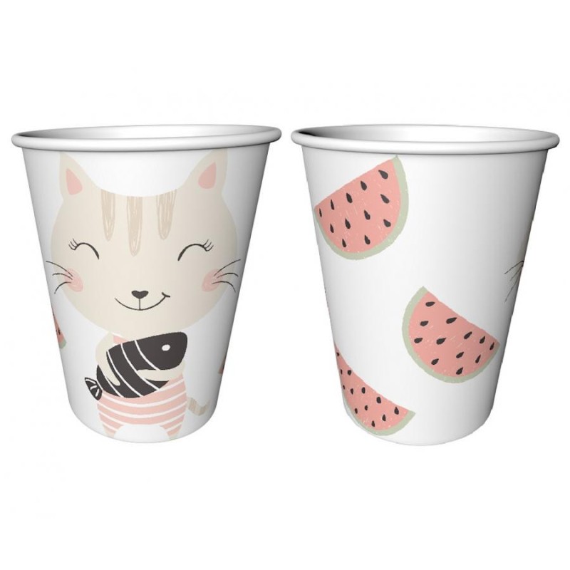 Cat Lovely Friends paper cup 6 pcs 240 ml