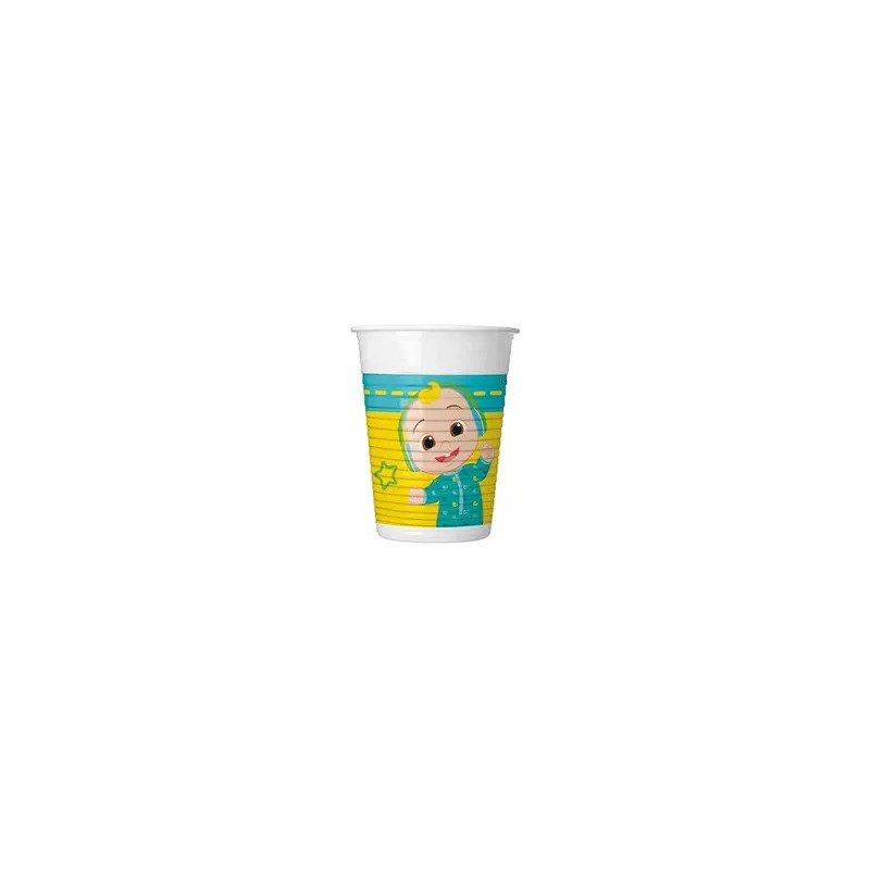 Cocomelon Music plastic cup 8 pcs 200 ml