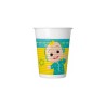 Cocomelon Music plastic cup 8 pcs 200 ml