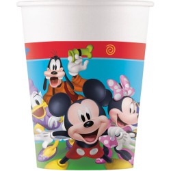 Gobelets en papier Disney Mickey Rock the House 8 pièces 200 ml FSC