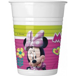 Lot de 8 gobelets en plastique Disney Minnie Happy Helpers de 200 ml