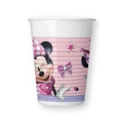 Gobelets en plastique Disney Minnie Junior 8 pièces 200 ml