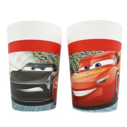 Lot de 2 gobelets en plastique Disney Cars Arena Race 230 ml