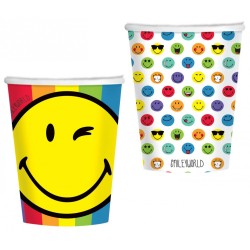 Emoji  Wink paper cup 8 pcs 250 ml