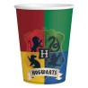 Gobelets en carton Maisons Harry Potter 8 pièces 250 ml