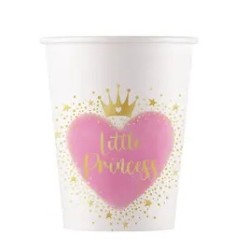 Princess Little Princess paper cup 8 pcs 200 ml FSC