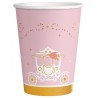 Princess Swan paper cup 8 pcs 250 ml