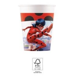 Miraculous Ladybug Hero paper cup 8 pcs 200 ml FSC