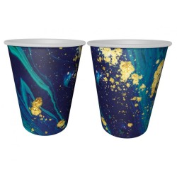 Colour Midnight Blue Blue paper cup 6 pcs 240 ml