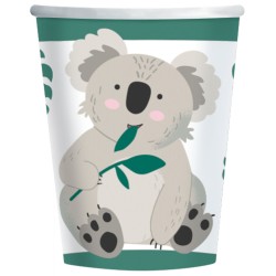 Koala Eucalyptus paper cup 8 pcs 250 ml