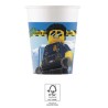 Gobelets en carton Lego City 8 pièces 200 ml FSC