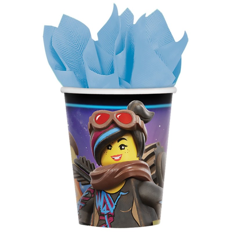 Gobelets en carton Lego Movie Adventure 8 pièces 266 ml