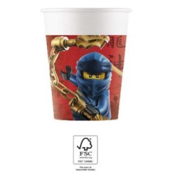 Lego Ninjago paper cup 8 pcs 200 ml FSC