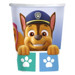 Gobelets en papier Paw Patrol Color Paws 8 pièces 250 ml