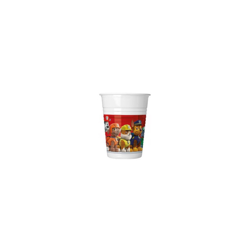 Gobelets en plastique Paw Patrol Ready For Action 8 pièces 200 ml