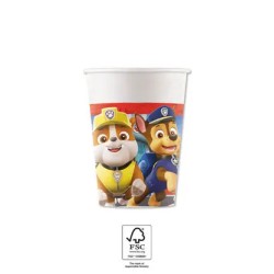 Gobelets en papier Paw Patrol Rescue Heroes 8 pièces 200 ml FSC