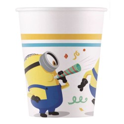 Gobelets en papier Minions The Rise of Gru 8 pièces 200 ml FSC