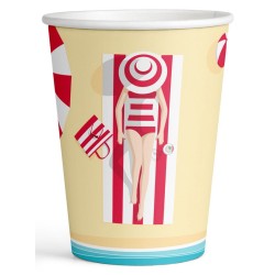 Summer Summer Stories paper cup set of 8 250 ml